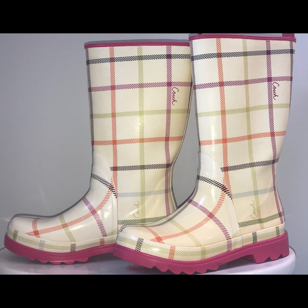 Coach Paisley Tattersall Rainboot